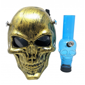 Character Gas Mask In Gift Box With Acrylic Pipe - [GM-PIS6]